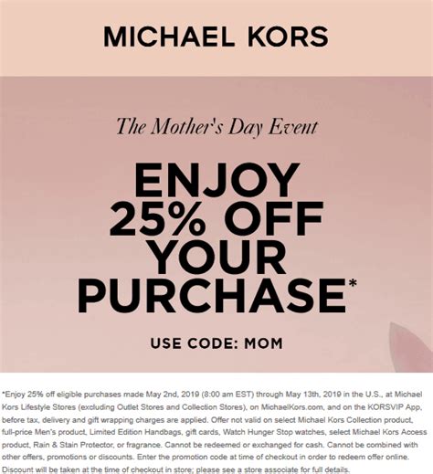 code promo michael kors|michael kors promo code today.